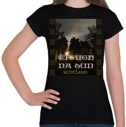 printfashion Craigh na dun - Női póló - Fekete (2254902)