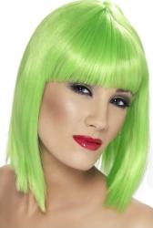 Smiffys Peruca Glam verde neon