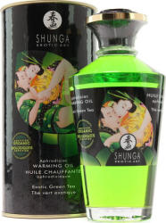SHUNGA Erotic Art Shunga Ulei Afrodisiac cu Efect de Incalzire - Ceai Verde 100 ml