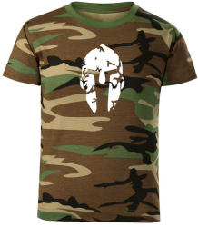 DRAGOWA Tricou de copii scurt Spartan, camuflaj