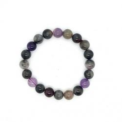  Bratara Goethit cu Ametist Diametru 58 mm - Margele Rotunde -10 -10, 9 mm