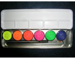 Eulenspiegel Set 6 culori Fluo - cutie metal (CA423004)