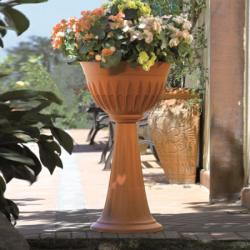 BAMA Spa Ghiveci cu picior inalt, Alba (BM-31904)