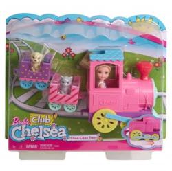 Mattel Barbie Chelsea minipapusa cu trenuletul Choo Choo FRL86