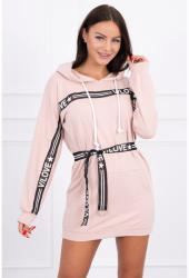 Kesi Az MI0140 övvel díszített ruha rózsaszínű (MI0140)