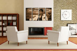 Tablou pictat manual POP Art HAVANA - AL PACINO 4-piese (YOBPPal17)