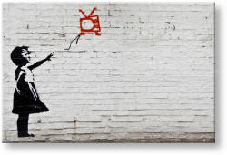 ARTMIE Tablouri 1-piese Street ART - Banksy BA018O1 (tablouri moderne) (XOBBA018O1)