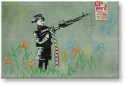 ARTMIE Tablouri 1-piese Street ART - Banksy BA030O1 (tablouri moderne) (XOBBA030O1)