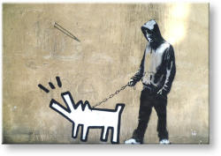 ARTMIE Tablouri 1-piese Street ART - Banksy BA014O1 (tablouri moderne) (XOBBA014O1)