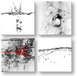 Tablou canvas Abstract moments colaj 4 piese XOBKOL22E42 (XOBKOL22E42)