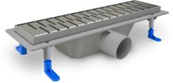 Technik Sanitery zuhanyfolyóka Medium rozsdamentes ráccsal, 400-as TT-M-40 (TT-M-40)