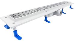 Technik Sanitery zuhanyfolyóka Medium rozsdamentes ráccsal, 1000-es TT-M-100 (TT-M-100)
