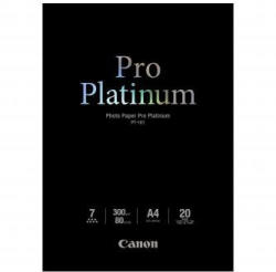 Canon PT-101 Photo Paper Pro Platinum, hartie foto, lucios, alb, A4, 300 g/m2, 20 buc (2768B016)