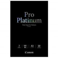 Canon PT-101 Photo Paper Pro Platinum, hartie foto, lucios, alb, A3, 300 g/m2, 20 buc (2768B017)