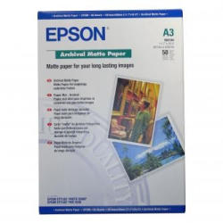 Epson S041344 Archival mate Paper, alb, 50 buc, imprimarea cu jet de cerneală, A3, 192 g/m2 (C13S041344)