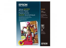 Epson S400036 Value Glossy Photo Paper, lucios, alb, hartie foto, A4, 200 g/m2, 50 buc (C13S400036)