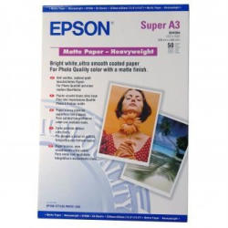 Epson S041264 mate Paper Heavyweight, hartie foto, mat, gros, alb, A3+, 167 g/m2, 50 buc (C13S041264)