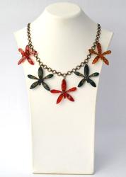 Dannyra Колие с естествени тигрови орхидеи Dannyra Jewels