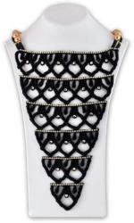 Dannyra Атрактивно, колие от вълна, черен оникс и Swarovski Dannyra Jewels