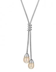 Swan Колие със сладководни бели перли IHL0053W Swan