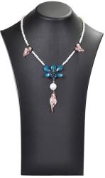 Dannyra Колие с естествена орхидея, седеф и перли Майорка Little Olga Dannyra Jewels