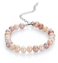 Swan Гривна със сладководни перли в три цвята R04388BM Swan