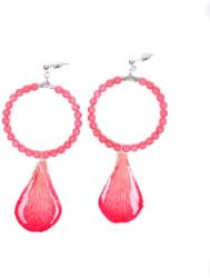 Dannyra Обици с Майорка перли и листа от орхидея Dannyra Jewels