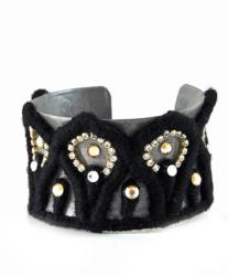 Dannyra Стилна гривна с дантела, Swarovski кристали Dannyra Jewels