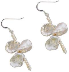 Dannyra Обици с култивирани перли и седеф Pearls&Pearls Dannyra Jewels