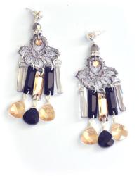 Dannyra Пищен дизайн обици с дантела и Swarovksi Dannyra Jewels