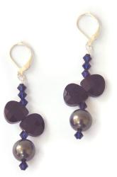 Dannyra Нежен дизайн обици с перли и Swarovski Dannyra Jewels