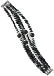 Dannyra Изящна гривна в нюансите на сиво-черната гама Dannyra Jewels