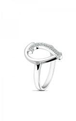 Swan Сребърен пръстен с циркони JT7352R Swan