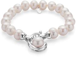 Swan Гривна със сладководни бели перли G Swan