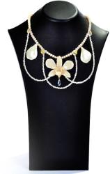 Dannyra Колие от естествена орхидея, перли и кристали Swarovski Say Yes with Orchid Dannyra Jewels