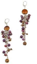 Dannyra Обици 12 см Purple shine Dannyra Jewels