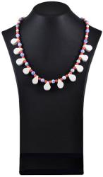 Dannyra Колие с корал, Swarovski перли и ахат Sand, sea, corals Dannyra Jewels