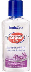 Bradoline Bradolife kézfertőtlenítő gél - levendula 50 ml