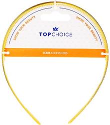 Top Choice Cordeluță de păr, 27901, galbenă - Top Choice