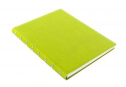 FILOFAX Agenda Notebook Saffiano cu spirala si rezerve A5 Pear FILOFAX (8368)