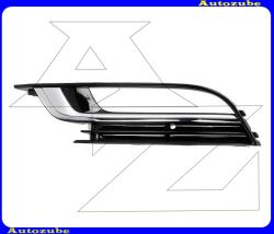 VW CC 2011.11-2016.12 /3C/ Első lökhárító rács bal, ködlámpás, króm kerettel P95G127-1