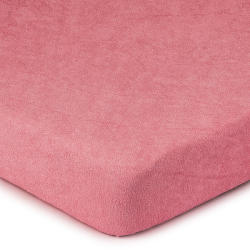 4Home Cearșaf de pat 4Home din frotir, roz, 180 x 200 cm, 180 x 200 cm