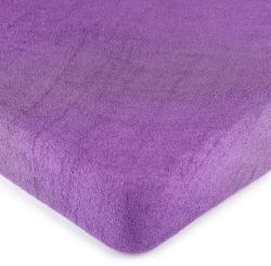 4Home Cearșaf de pat 4Home, din frotir, violet, 180 x 200 cm, 180 x 200 cm
