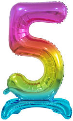 GoDan S. A Fólia lufi, 5, talpas, szivárványos, 74cm