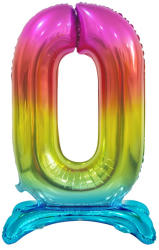 GoDan S. A Fólia lufi, 0, talpas, szivárványos, 74cm