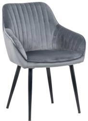 LuxD Stílusos szék Esmeralda szürke