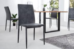 LuxD Stílusos szék Neapol / sötét szürke - antik