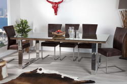 LuxD Luxus étkezőasztal masszívból Shark 180 cm