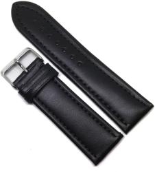  Curea de Ceas K. REDA - Piele Neagră - 32/28 mm - Grosime 4 mm - pentru Ceasuri cu Cadran Mare (WZ3714)