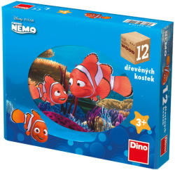 Dino Dino cub de lemn Nemo 12 buc (DN641198)